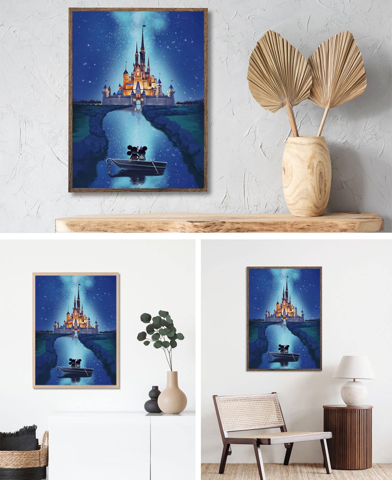 JAKI Diamond Painting Kits for Adults-Castle Diamond Art Kits for Adults Gem Art Kits for Adults Pictures Arts Craft for Home Wall Decor (12x16inch) - Image 2
